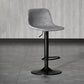 Modern Style Bar-stool with Adjustable Height Swivel Leather Seat for Kitchen Bar 1 Piece Grey Clearhalo 'Bar Furniture' 'Bar Stools' 'bar_stools' 'furn' 'furn_bar_stools' 'furniture_bar_stools' 'Kitchen & Dining Furniture' 'kitchen&dining_furn' 'kitchen' 'kitchen_furn' Furniture' 4440645