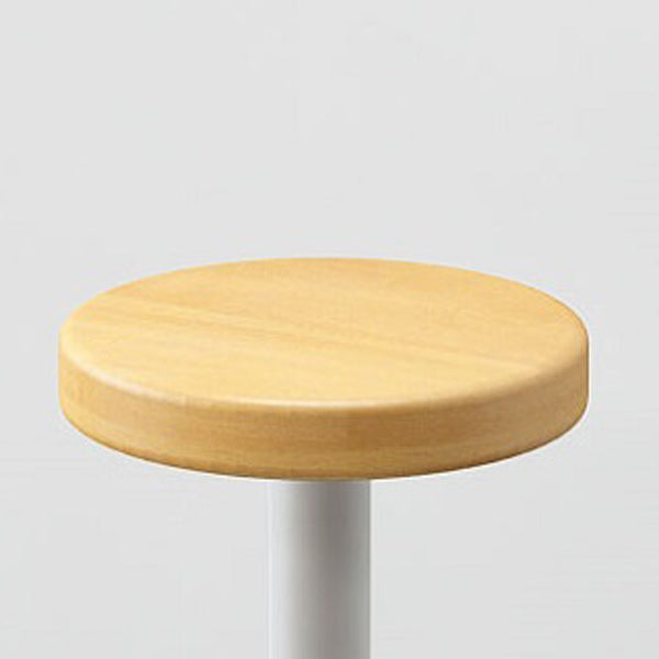 Modern Style Bar-stool Iron Leg Round Wooden Seat for Restaurant Bar 1 Piece Clearhalo 'Bar Furniture' 'Bar Stools' 'bar_stools' 'furn' 'furn_bar_stools' 'furniture_bar_stools' 'Kitchen & Dining Furniture' 'kitchen&dining_furn' 'kitchen' 'kitchen_furn' Furniture' 4440658