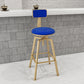 Glam Style Bar-stool with Adjustable Height Swivel Round Seat Barstool in Gold Clearhalo 'Bar Furniture' 'Bar Stools' 'bar_stools' 'furn' 'furn_bar_stools' 'furniture_bar_stools' 'Kitchen & Dining Furniture' 'kitchen&dining_furn' 'kitchen' 'kitchen_furn' Furniture' 4440742