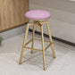 Glam Style Bar-stool with Adjustable Height Swivel Round Seat Barstool in Gold Clearhalo 'Bar Furniture' 'Bar Stools' 'bar_stools' 'furn' 'furn_bar_stools' 'furniture_bar_stools' 'Kitchen & Dining Furniture' 'kitchen&dining_furn' 'kitchen' 'kitchen_furn' Furniture' 4440753