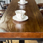 Rectangle Wood Top Counter Table Industrial 42-inch Metal 4 Legs Table for Dining Room Clearhalo 'Bar Furniture' 'Bar Tables' 'bar_tables' 'furn' 'furn_bar_tables' 'Furniture' 'furniture_bar_tables' 'Kitchen & Dining Furniture' 4443822