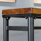 Rectangle Wood Top Counter Table Industrial 42-inch Metal 4 Legs Table for Dining Room Clearhalo 'Bar Furniture' 'Bar Tables' 'bar_tables' 'furn' 'furn_bar_tables' 'Furniture' 'furniture_bar_tables' 'Kitchen & Dining Furniture' 4443823