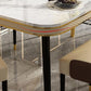 Traditional Luxury Dining Table Rectangle 4 Legs Dining Table for Living Room Clearhalo ' dining_table' 'Dining Tables & Seating' 'Dining Tables' 'furn' 'furn_dining_table' 'Furniture' 'furniture_dining_table' 'Kitchen & Dining Furniture' 'kitchen&dining_furn' 'kitchen' 'kitchen_dining_table' 4450643