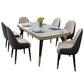 Traditional Luxury Dining Table Rectangle 4 Legs Dining Table for Living Room Clearhalo ' dining_table' 'Dining Tables & Seating' 'Dining Tables' 'furn' 'furn_dining_table' 'Furniture' 'furniture_dining_table' 'Kitchen & Dining Furniture' 'kitchen&dining_furn' 'kitchen' 'kitchen_dining_table' 4450647