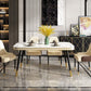 Traditional Luxury Dining Table Rectangle 4 Legs Dining Table for Living Room Clearhalo ' dining_table' 'Dining Tables & Seating' 'Dining Tables' 'furn' 'furn_dining_table' 'Furniture' 'furniture_dining_table' 'Kitchen & Dining Furniture' 'kitchen&dining_furn' 'kitchen' 'kitchen_dining_table' 4450649