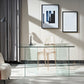 Modern Style Dinner Room Table Glass Dining Table for Home Use Clear Without Chairs Clearhalo ' dining_table' 'Dining Tables & Seating' 'Dining Tables' 'furn' 'furn_dining_table' 'Furniture' 'furniture_dining_table' 'Kitchen & Dining Furniture' 'kitchen&dining_furn' 'kitchen' 'kitchen_dining_table' 4450667