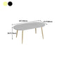 Traditional Luxury Stone Furniture Oval 4 Legs Dining Site Table for Home Clearhalo ' dining_table' 'Dining Tables & Seating' 'Dining Tables' 'furn' 'furn_dining_table' 'Furniture' 'furniture_dining_table' 'Kitchen & Dining Furniture' 'kitchen&dining_furn' 'kitchen' 'kitchen_dining_table' 4450705