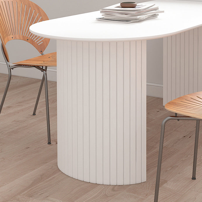 Solid Wood Base Contemporary Dining Table Marble Top Table for Dining Room Clearhalo ' dining_table' 'Dining Tables & Seating' 'Dining Tables' 'furn' 'furn_dining_table' 'Furniture' 'furniture_dining_table' 'Kitchen & Dining Furniture' 'kitchen&dining_furn' 'kitchen' 'kitchen_dining_table' 4450713
