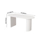Solid Wood Base Contemporary Dining Table Marble Top Table for Dining Room Clearhalo ' dining_table' 'Dining Tables & Seating' 'Dining Tables' 'furn' 'furn_dining_table' 'Furniture' 'furniture_dining_table' 'Kitchen & Dining Furniture' 'kitchen&dining_furn' 'kitchen' 'kitchen_dining_table' 4450727