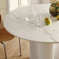 Round Dining Table Modern Dining Table with Three Pedestal Base for Dining Room Clearhalo ' dining_table' 'Dining Tables & Seating' 'Dining Tables' 'furn' 'furn_dining_table' 'Furniture' 'furniture_dining_table' 'Kitchen & Dining Furniture' 'kitchen&dining_furn' 'kitchen' 'kitchen_dining_table' 4450734