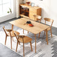 Modern Rectangle Dining Table Solid Wood Dining Table with 4 Legs for Home Use 63"L x 31.5"W x 29.5"H Without Chairs Clearhalo ' dining_table' 'Dining Tables & Seating' 'Dining Tables' 'furn' 'furn_dining_table' 'Furniture' 'furniture_dining_table' 'Kitchen & Dining Furniture' 'kitchen&dining_furn' 'kitchen' 'kitchen_dining_table' 4450747