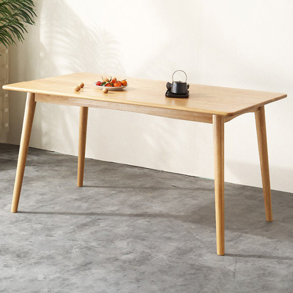 Modern Rectangle Dining Table Solid Wood Dining Table with 4 Legs for Home Use Clearhalo ' dining_table' 'Dining Tables & Seating' 'Dining Tables' 'furn' 'furn_dining_table' 'Furniture' 'furniture_dining_table' 'Kitchen & Dining Furniture' 'kitchen&dining_furn' 'kitchen' 'kitchen_dining_table' 4450755