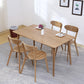 Modern Rectangle Dining Table Solid Wood Dining Table with 4 Legs for Home Use Clearhalo ' dining_table' 'Dining Tables & Seating' 'Dining Tables' 'furn' 'furn_dining_table' 'Furniture' 'furniture_dining_table' 'Kitchen & Dining Furniture' 'kitchen&dining_furn' 'kitchen' 'kitchen_dining_table' 4450756