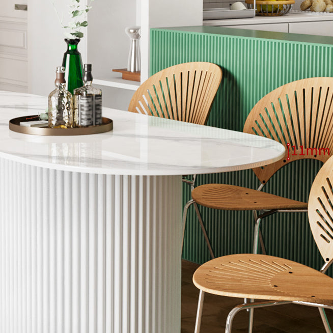 Oval Pedestal Base Furniture Contemporary Style Dining Room Collection Clearhalo ' dining_table' 'Dining Tables & Seating' 'Dining Tables' 'furn' 'furn_dining_table' 'Furniture' 'furniture_dining_table' 'Kitchen & Dining Furniture' 'kitchen&dining_furn' 'kitchen' 'kitchen_dining_table' 4450772