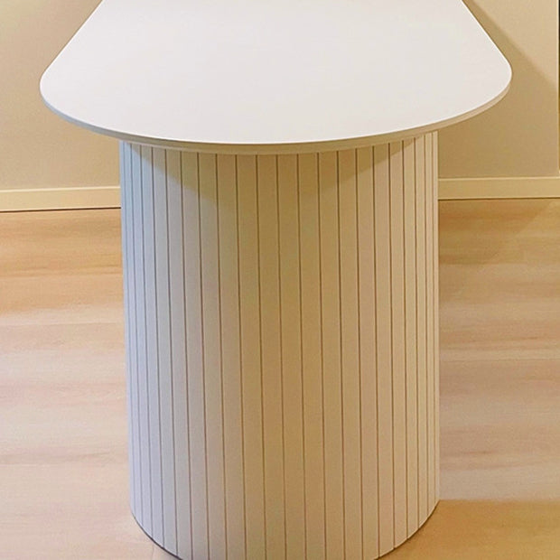 Free Form White Tone Dining Table Contemporary Dinette Table with Double Pedestal Base Clearhalo ' dining_table' 'Dining Tables & Seating' 'Dining Tables' 'furn' 'furn_dining_table' 'Furniture' 'furniture_dining_table' 'Kitchen & Dining Furniture' 'kitchen&dining_furn' 'kitchen' 'kitchen_dining_table' 4450806