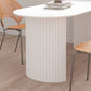 Free Form White Tone Dining Table Contemporary Dinette Table with Double Pedestal Base Clearhalo ' dining_table' 'Dining Tables & Seating' 'Dining Tables' 'furn' 'furn_dining_table' 'Furniture' 'furniture_dining_table' 'Kitchen & Dining Furniture' 'kitchen&dining_furn' 'kitchen' 'kitchen_dining_table' 4450807