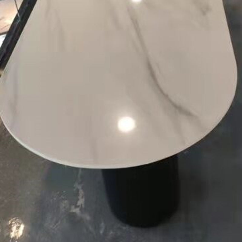 Free Form Modern Dining Table White Tone Fixed Table with 3 Legs for Dining Room Clearhalo ' dining_table' 'Dining Tables & Seating' 'Dining Tables' 'furn' 'furn_dining_table' 'Furniture' 'furniture_dining_table' 'Kitchen & Dining Furniture' 'kitchen&dining_furn' 'kitchen' 'kitchen_dining_table' 4450822