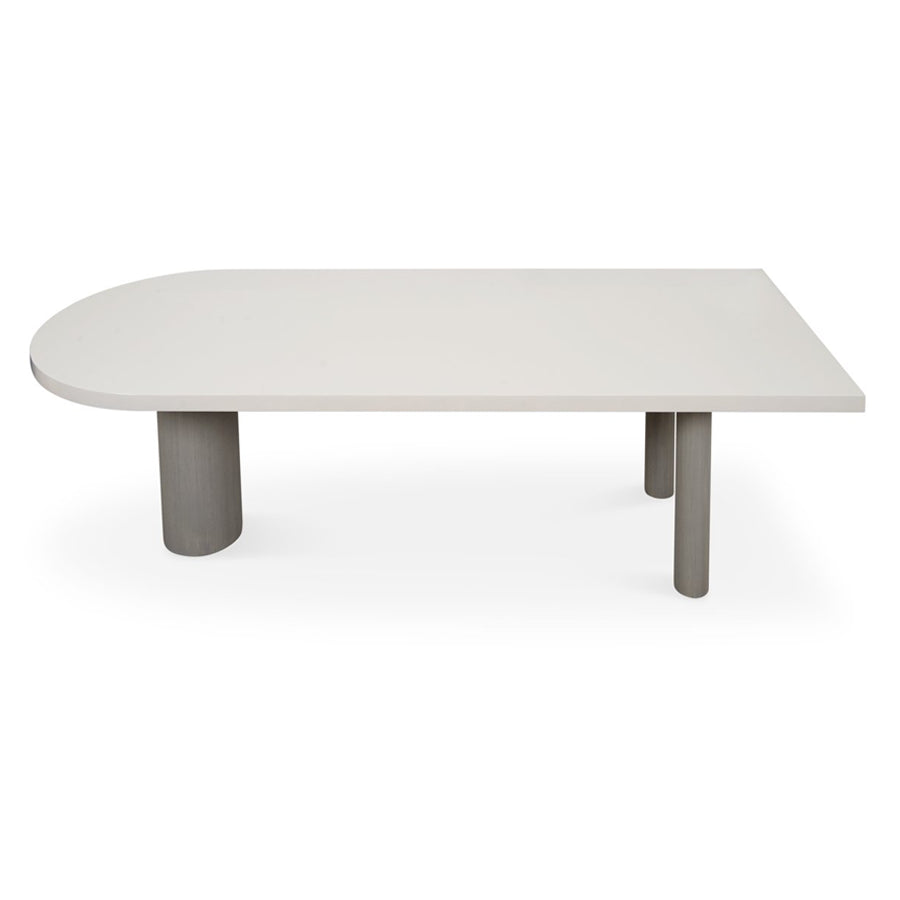 Free Form Modern Dining Table White Tone Fixed Table with 3 Legs for Dining Room Clearhalo ' dining_table' 'Dining Tables & Seating' 'Dining Tables' 'furn' 'furn_dining_table' 'Furniture' 'furniture_dining_table' 'Kitchen & Dining Furniture' 'kitchen&dining_furn' 'kitchen' 'kitchen_dining_table' 4450824