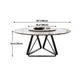 Marble Dining Table Traditional Luxury Round Dining Site Table with Turntable Clearhalo ' dining_table' 'Dining Tables & Seating' 'Dining Tables' 'furn' 'furn_dining_table' 'Furniture' 'furniture_dining_table' 'Kitchen & Dining Furniture' 'kitchen&dining_furn' 'kitchen' 'kitchen_dining_table' 4450849