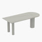 Free Form Sintered Stone White Dining Table Simplicity 3 Legs Table for Dining Room Stone 70.9"L x 31.5"W x 29.5"H Without Chairs Clearhalo ' dining_table' 'Dining Tables & Seating' 'Dining Tables' 'furn' 'furn_dining_table' 'Furniture' 'furniture_dining_table' 'Kitchen & Dining Furniture' 'kitchen&dining_furn' 'kitchen' 'kitchen_dining_table' 4450855