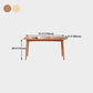 Solid Wood Modern Table for Restaurant Rectangle Dining Table with 4 Legs Clearhalo ' dining_table' 'Dining Tables & Seating' 'Dining Tables' 'furn' 'furn_dining_table' 'Furniture' 'furniture_dining_table' 'Kitchen & Dining Furniture' 'kitchen&dining_furn' 'kitchen' 'kitchen_dining_table' 4450891