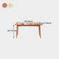 Solid Wood Modern Table for Restaurant Rectangle Dining Table with 4 Legs Clearhalo ' dining_table' 'Dining Tables & Seating' 'Dining Tables' 'furn' 'furn_dining_table' 'Furniture' 'furniture_dining_table' 'Kitchen & Dining Furniture' 'kitchen&dining_furn' 'kitchen' 'kitchen_dining_table' 4450893