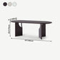 Modern Indoor Wood Table for Restaurant Oval Dining Table with Double Pedestal Base Clearhalo ' dining_table' 'Dining Tables & Seating' 'Dining Tables' 'furn' 'furn_dining_table' 'Furniture' 'furniture_dining_table' 'Kitchen & Dining Furniture' 'kitchen&dining_furn' 'kitchen' 'kitchen_dining_table' 4450907