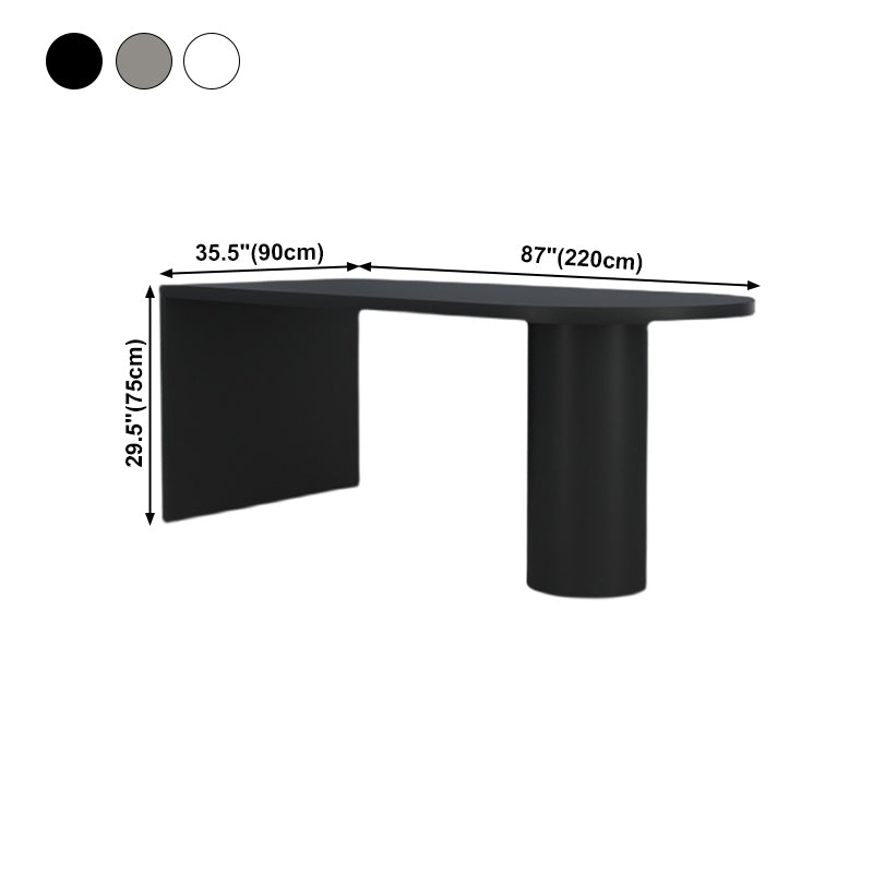 Solid Wood Free Form Dining Table Contemporary Pine Wood Top Table for Dining Room Clearhalo ' dining_table' 'Dining Tables & Seating' 'Dining Tables' 'furn' 'furn_dining_table' 'Furniture' 'furniture_dining_table' 'Kitchen & Dining Furniture' 'kitchen&dining_furn' 'kitchen' 'kitchen_dining_table' 4450927