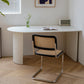 Modern Standard Sintered Stone Dining Table White Dining Table with Double Pedestal Base Clearhalo ' dining_table' 'Dining Tables & Seating' 'Dining Tables' 'furn' 'furn_dining_table' 'Furniture' 'furniture_dining_table' 'Kitchen & Dining Furniture' 'kitchen&dining_furn' 'kitchen' 'kitchen_dining_table' 4450999