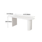 Modern Standard Sintered Stone Dining Table White Dining Table with Double Pedestal Base Clearhalo ' dining_table' 'Dining Tables & Seating' 'Dining Tables' 'furn' 'furn_dining_table' 'Furniture' 'furniture_dining_table' 'Kitchen & Dining Furniture' 'kitchen&dining_furn' 'kitchen' 'kitchen_dining_table' 4451001