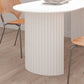 Modern Style Dining Table White Double Pedestal Dining Table for Home Use Clearhalo ' dining_table' 'Dining Tables & Seating' 'Dining Tables' 'furn' 'furn_dining_table' 'Furniture' 'furniture_dining_table' 'Kitchen & Dining Furniture' 'kitchen&dining_furn' 'kitchen' 'kitchen_dining_table' 4451034