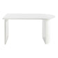 Modern Style Dining Table White Double Pedestal Dining Table for Home Use Solid Wood Without Chairs Clearhalo ' dining_table' 'Dining Tables & Seating' 'Dining Tables' 'furn' 'furn_dining_table' 'Furniture' 'furniture_dining_table' 'Kitchen & Dining Furniture' 'kitchen&dining_furn' 'kitchen' 'kitchen_dining_table' 4451036