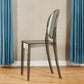 Contemporary Modern Acrylic Dining Room Side Chair Open Back Chair Clearhalo ' kitchen&dining_furn' 'Dining Chairs' 'Dining Tables & Seating' 'dining_chair' 'furn' 'furn_dining_chair' 'Furniture' 'furniture_dining_chair' 'Kitchen & Dining Furniture' 'kitchen' 4451081
