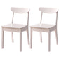 Scandinavian Rubberwood Open Back Side Chair Natural Wood Dining Chair White 2 Piece Set Clearhalo ' kitchen&dining_furn' 'Dining Chairs' 'Dining Tables & Seating' 'dining_chair' 'furn' 'furn_dining_chair' 'Furniture' 'furniture_dining_chair' 'Kitchen & Dining Furniture' 'kitchen' 4451086