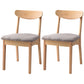 Scandinavian Rubberwood Open Back Side Chair Natural Wood Dining Chair Wood 2 Piece Set Clearhalo ' kitchen&dining_furn' 'Dining Chairs' 'Dining Tables & Seating' 'dining_chair' 'furn' 'furn_dining_chair' 'Furniture' 'furniture_dining_chair' 'Kitchen & Dining Furniture' 'kitchen' 4451090