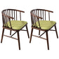 Contemporary Restaurant Dining Arm Chair Wood Windsor Back Dining Chair Green 2 Piece Set Clearhalo ' kitchen&dining_furn' 'Dining Chairs' 'Dining Tables & Seating' 'dining_chair' 'furn' 'furn_dining_chair' 'Furniture' 'furniture_dining_chair' 'Kitchen & Dining Furniture' 'kitchen' 4451144