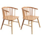 Contemporary Restaurant Dining Arm Chair Wood Windsor Back Dining Chair Wood 2 Piece Set Clearhalo ' kitchen&dining_furn' 'Dining Chairs' 'Dining Tables & Seating' 'dining_chair' 'furn' 'furn_dining_chair' 'Furniture' 'furniture_dining_chair' 'Kitchen & Dining Furniture' 'kitchen' 4451148