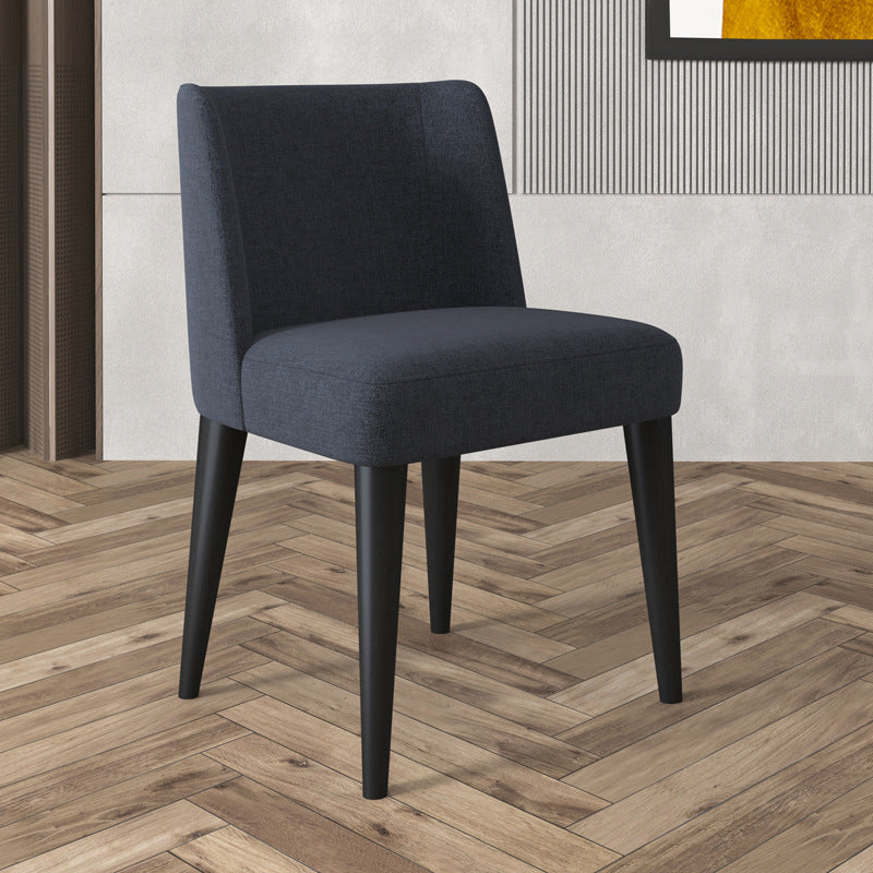 Contemporary Indoor-Outdoor Side Chair Wingback Dining Chair with Wood Legs Clearhalo ' kitchen&dining_furn' 'Dining Chairs' 'Dining Tables & Seating' 'dining_chair' 'Furniture' 'furniture_dining_chair' 'Kitchen & Dining Furniture' 'kitchen' 4451203
