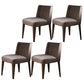 Contemporary Indoor-Outdoor Side Chair Wingback Dining Chair with Wood Legs Light Purple Set of 4 Clearhalo ' kitchen&dining_furn' 'Dining Chairs' 'Dining Tables & Seating' 'dining_chair' 'Furniture' 'furniture_dining_chair' 'Kitchen & Dining Furniture' 'kitchen' 4451204