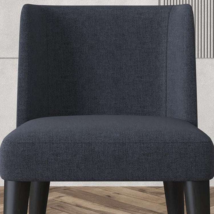 Contemporary Indoor-Outdoor Side Chair Wingback Dining Chair with Wood Legs Clearhalo ' kitchen&dining_furn' 'Dining Chairs' 'Dining Tables & Seating' 'dining_chair' 'Furniture' 'furniture_dining_chair' 'Kitchen & Dining Furniture' 'kitchen' 4451214