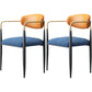 Contemporary Conference Room Arm Chair Open Back Matte Finish Upholstered Dining Chair Orange Blue 2 Piece Set Clearhalo ' kitchen&dining_furn' 'Dining Chairs' 'Dining Tables & Seating' 'dining_chair' 'furn' 'furn_dining_chair' 'Furniture' 'furniture_dining_chair' 'Kitchen & Dining Furniture' 'kitchen' 4451237