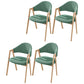 Contemporary Kitchen Open Back Arm Chair Matte Finish Upholstered Dining Chair Light Green 4 Piece Set Clearhalo ' kitchen&dining_furn' 'Dining Chairs' 'Dining Tables & Seating' 'dining_chair' 'furn' 'furn_dining_chair' 'Furniture' 'furniture_dining_chair' 'Kitchen & Dining Furniture' 'kitchen' 4451284
