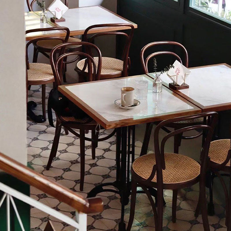 Contemporary Design Windsor Back Side Chairs Armless Wooden Legs Side Chairs Clearhalo ' kitchen&dining_furn' 'Dining Chairs' 'Dining Tables & Seating' 'dining_chair' 'furn' 'furn_dining_chair' 'Furniture' 'furniture_dining_chair' 'Kitchen & Dining Furniture' 'kitchen' 4451386