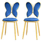 Scandinavian Style Open Back Dining Side Chairs Upholstered Side Chairs Blue 2 Piece Set Clearhalo ' kitchen&dining_furn' 'Dining Chairs' 'Dining Tables & Seating' 'dining_chair' 'furn' 'furn_dining_chair' 'Furniture' 'furniture_dining_chair' 'Kitchen & Dining Furniture' 'kitchen' 4451398