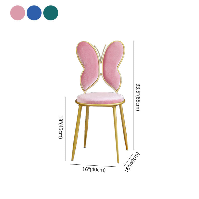 Scandinavian Style Open Back Dining Side Chairs Upholstered Side Chairs Clearhalo ' kitchen&dining_furn' 'Dining Chairs' 'Dining Tables & Seating' 'dining_chair' 'furn' 'furn_dining_chair' 'Furniture' 'furniture_dining_chair' 'Kitchen & Dining Furniture' 'kitchen' 4451410