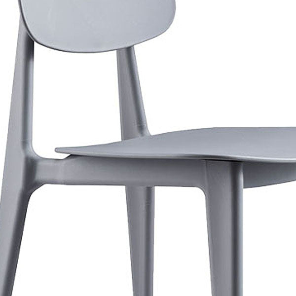 Contemporary Style Plastic Dining Armless Chair Open Back Dining Side Chairs for Home Use Clearhalo ' kitchen&dining_furn' 'Dining Chairs' 'Dining Tables & Seating' 'dining_chair' 'furn' 'furn_dining_chair' 'Furniture' 'furniture_dining_chair' 'Kitchen & Dining Furniture' 'kitchen' 4451423