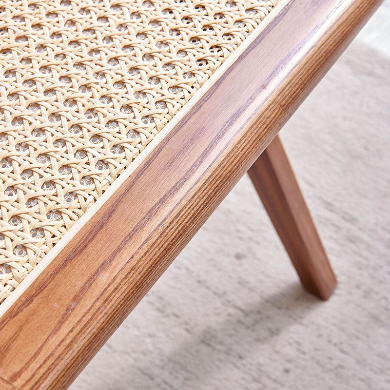 Minimalist Design Wicker Dining Side Chairs Open Back Dining Side Chair Clearhalo ' kitchen&dining_furn' 'Dining Chairs' 'Dining Tables & Seating' 'dining_chair' 'furn' 'furn_dining_chair' 'Furniture' 'furniture_dining_chair' 'Kitchen & Dining Furniture' 'kitchen' 4451459