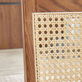 Minimalist Design Wicker Dining Side Chairs Open Back Dining Side Chair Clearhalo ' kitchen&dining_furn' 'Dining Chairs' 'Dining Tables & Seating' 'dining_chair' 'furn' 'furn_dining_chair' 'Furniture' 'furniture_dining_chair' 'Kitchen & Dining Furniture' 'kitchen' 4451464