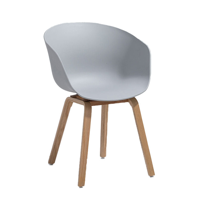 Minimalist Design Plastic Dining Armless Chair Solid Back Dining Side Chair Clearhalo ' kitchen&dining_furn' 'Dining Chairs' 'Dining Tables & Seating' 'dining_chair' 'Furniture' 'furniture_dining_chair' 'Kitchen & Dining Furniture' 'kitchen' 4451516