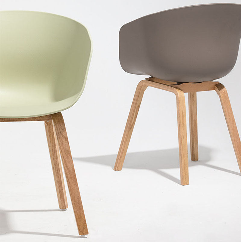 Minimalist Design Plastic Dining Armless Chair Solid Back Dining Side Chair Clearhalo ' kitchen&dining_furn' 'Dining Chairs' 'Dining Tables & Seating' 'dining_chair' 'Furniture' 'furniture_dining_chair' 'Kitchen & Dining Furniture' 'kitchen' 4451521